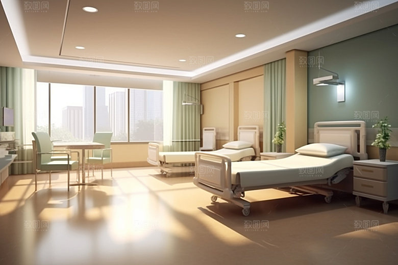 重症监护室ICU卫生效果图