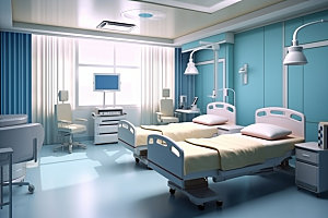 重症监护室ICU治疗效果图