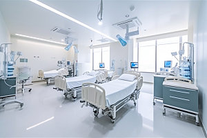 重症监护室室内简约效果图