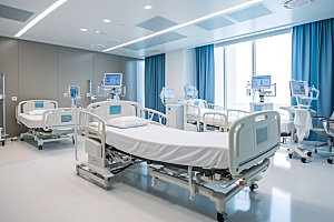 重症监护室卫生医疗效果图