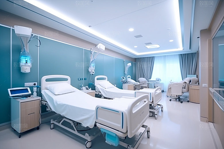 重症监护室ICU抢救室效果图