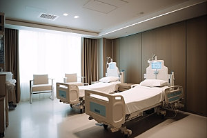 重症监护室医疗卫生效果图