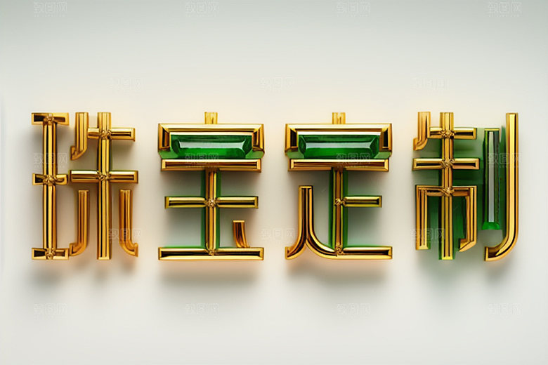 珠宝首饰广告珠宝销售艺术字