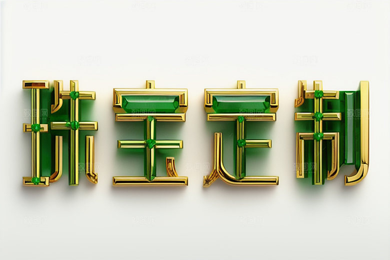 珠宝首饰奢华创意艺术字