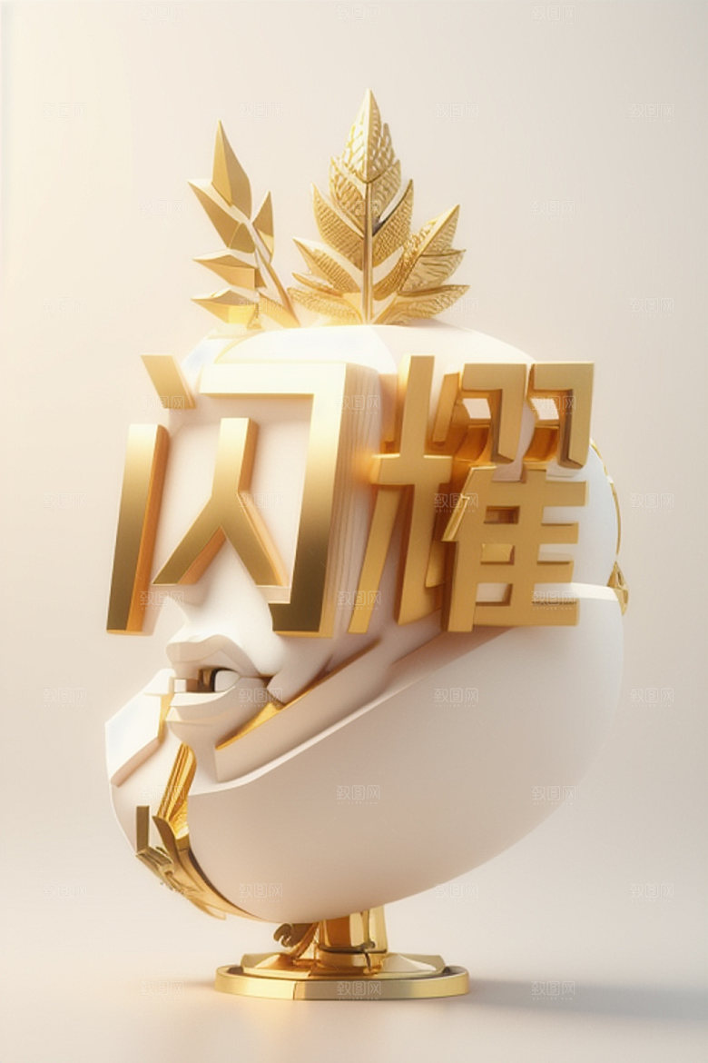 珠宝首饰立体品牌标语艺术字