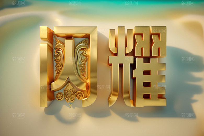 珠宝首饰广告大气艺术字