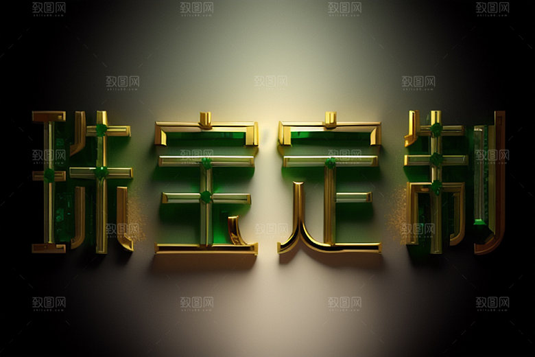 珠宝首饰品牌标语宣传艺术字