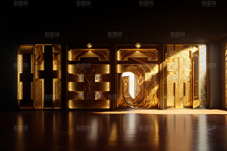 珠宝首饰创意珠宝销售艺术字