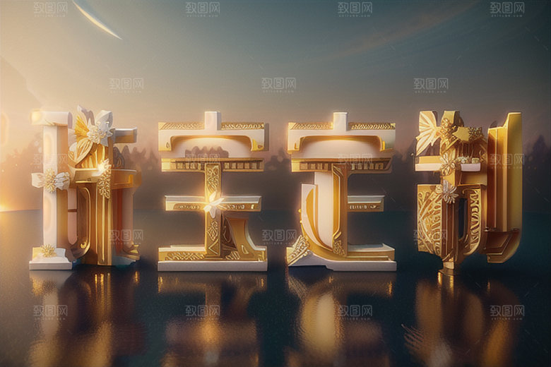 珠宝首饰品牌标语奢华艺术字