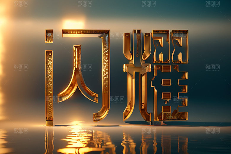 珠宝首饰珠宝销售金饰艺术字