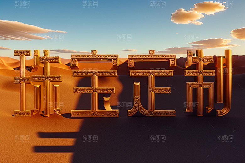 珠宝首饰广告金饰艺术字