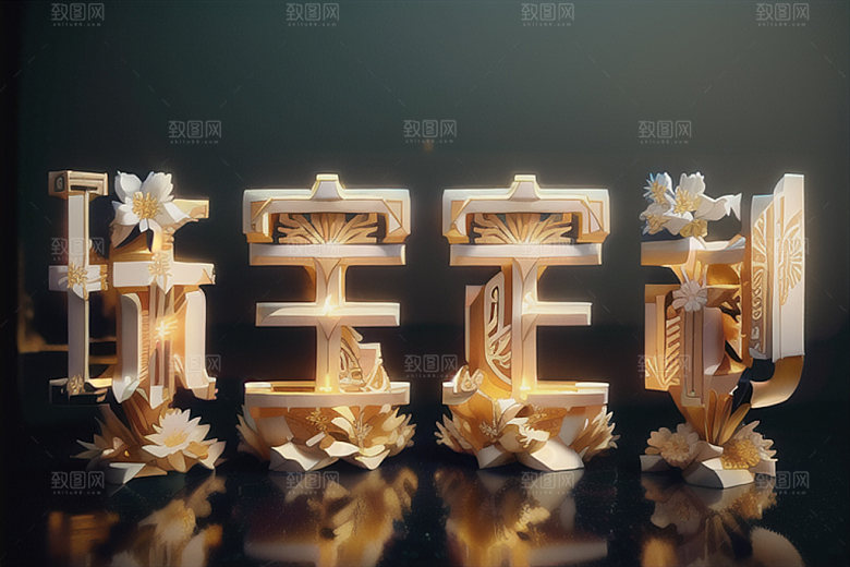 珠宝首饰奢华珠宝销售艺术字