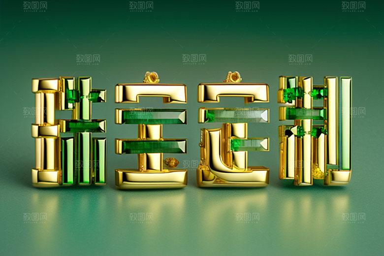 珠宝首饰宣传品牌标语艺术字