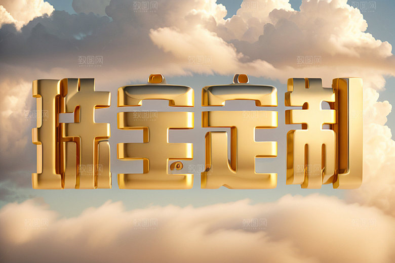 珠宝首饰广告大气艺术字