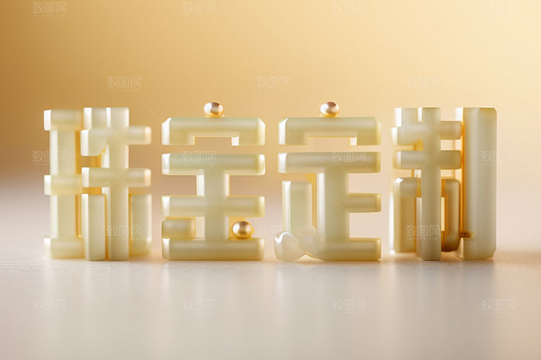 珠宝首饰创意大气艺术字
