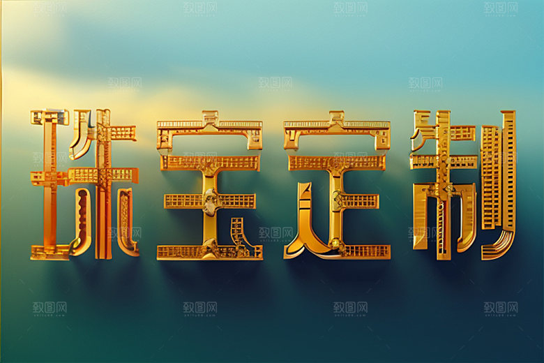 珠宝首饰奢华珠宝销售艺术字