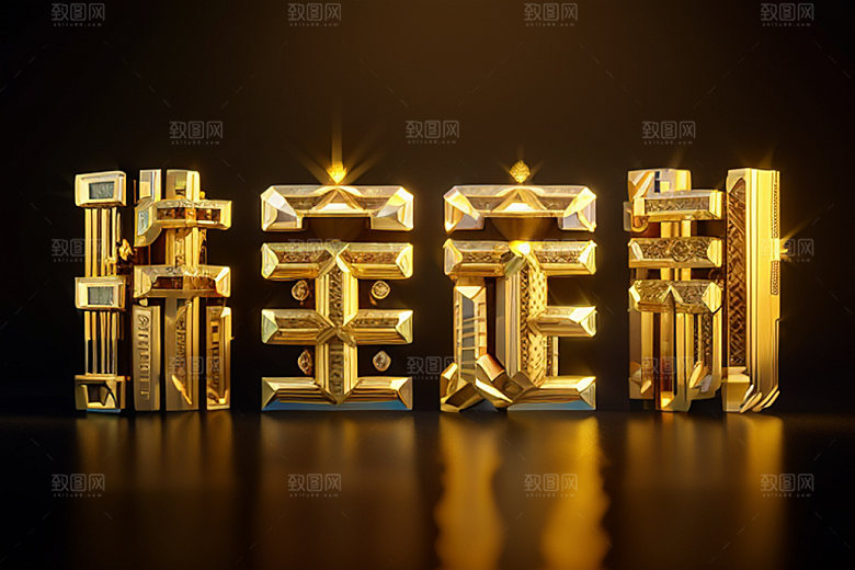 珠宝首饰创意宣传艺术字