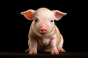 小猪农场动物摄影图