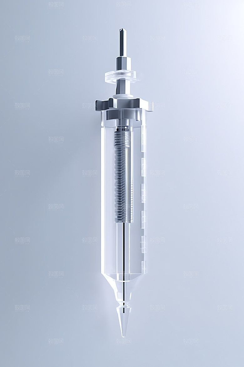 注射器打针医疗器械效果图