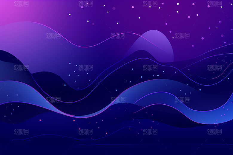 电子商务插画场景背景矢量素材