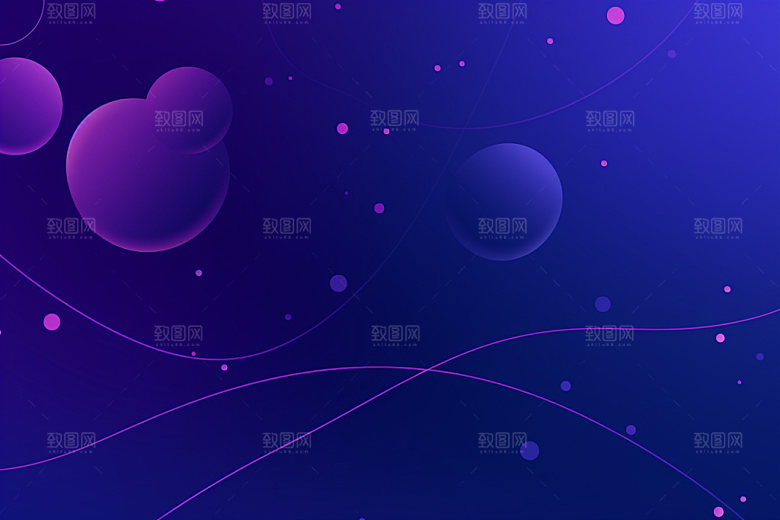 电子商务场景背景科技风矢量素材