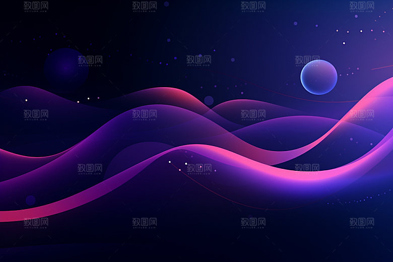 电子商务场景背景插画矢量素材