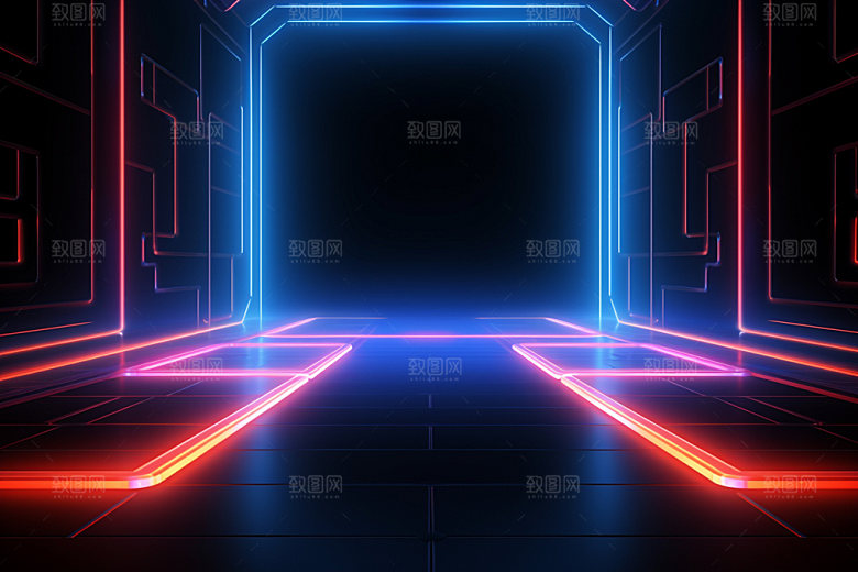 电商氛围感紫色矢量插画