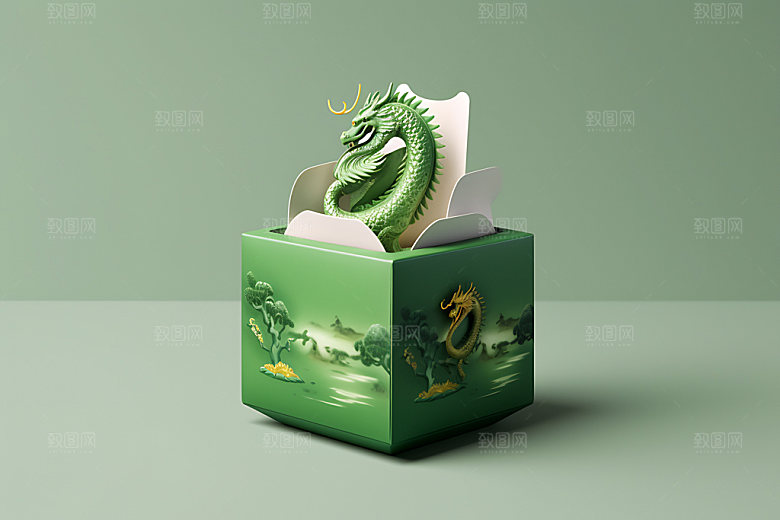 粽子传统特色美食包装效果图