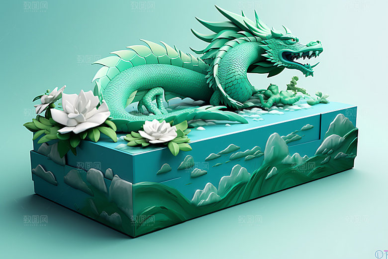 粽子美食礼品包装效果图