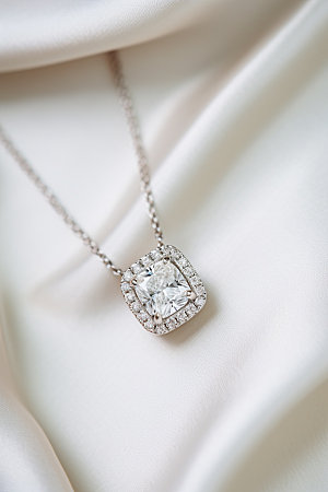 钻石项链高清贵重物品摄影图