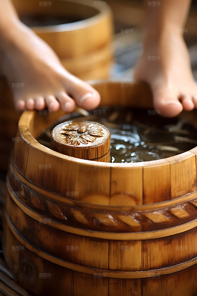足疗养生传统摄影图