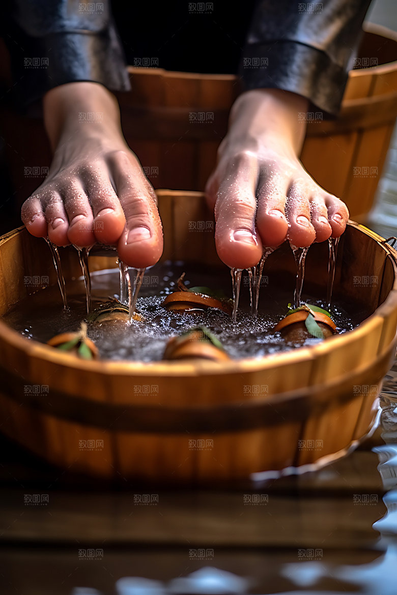 足疗健康传统摄影图