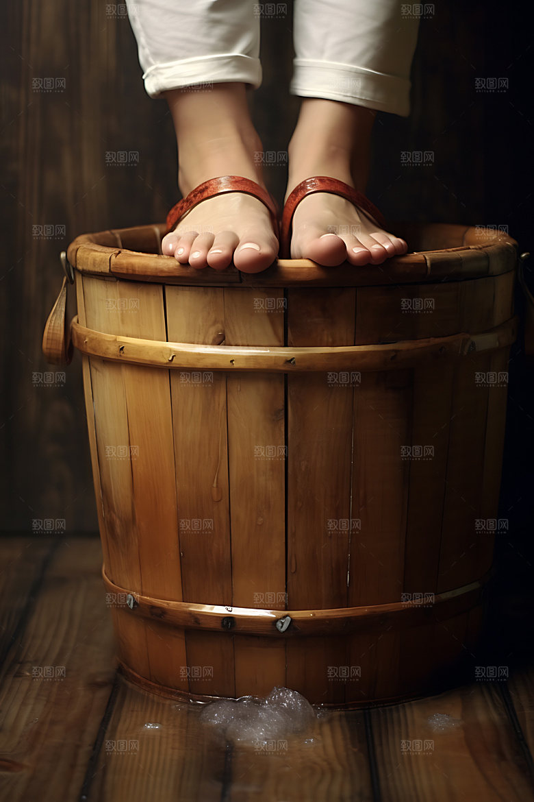 足疗中医健康摄影图